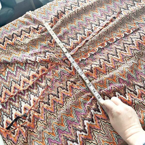 BECCA‎ Sundown Crochet Knit Tunic Metallic Sheer Beach Cover Up Women's Size M/L - Picture 13 of 13